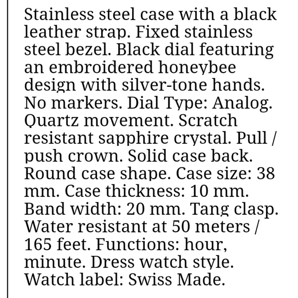 GUCCI LUXURY BLACK FACE QUARTZ WATCH - Picture 3 of 3